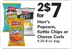 ACME Herr's Popcorn, Kettle Chips or Cheese Curls offer