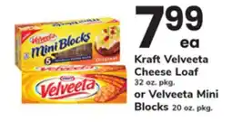 ACME Kraft Velveeta Cheese Loaf 32 oz. pkg. or Velveeta Mini Blocks 20 oz. pkg offer