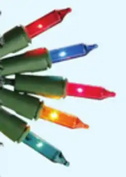 Lowe's 100-Count Mini Incandescent Christmas String Lights offer