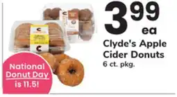 ACME Clyde's Apple Cider Donuts offer