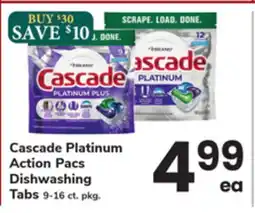 ACME Cascade Platinum Action Pacs Dishwashing Tabs offer
