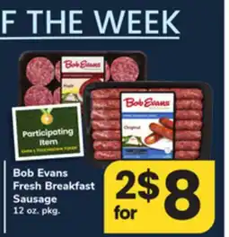 ACME Bob Evans Fresh Breakfast Sausage offer