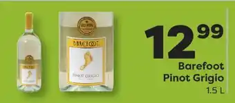 Weis Markets Barefoot Pinot Grigio offer