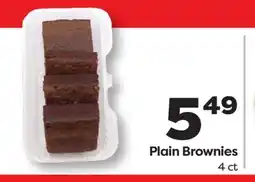Weis Markets Plain Brownies offer