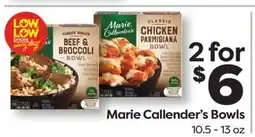 Weis Markets Marie Callender's Bowls offer