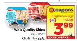 Weis Markets Weis Quality Sides offer