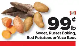 Weis Markets Sweet, Russet Baking, Red Potatoes or Yuca Root offer