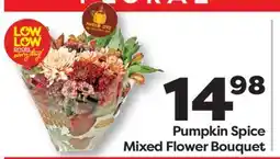 Weis Markets Pumpkin Spice Mixed Flower Bouquet offer
