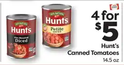 Weis Markets Hunt's Canned Tomatoes offer