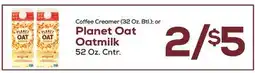 DeCicco & Sons Planet Oat Oatmilk, 52 Oz. Cntr offer