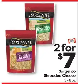Weis Markets Sargento Shredded Cheese offer