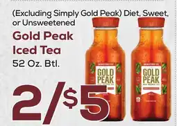 DeCicco & Sons Gold Peak Iced Tea offer