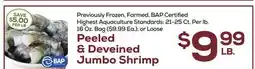 DeCicco & Sons Peeled & Deveined Jumbo Shrimp offer