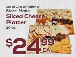 DeCicco & Sons Cubed Cheese Platter or Store-Made Sliced Cheese Platter offer