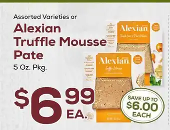 DeCicco & Sons Alexian Truffle Mousse Pate offer