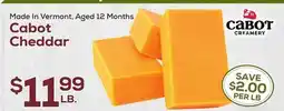 DeCicco & Sons Cabot Cheddar offer