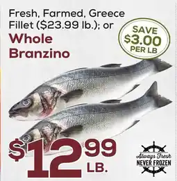 DeCicco & Sons Whole Branzino offer