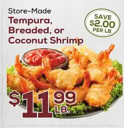 DeCicco & Sons Tempura, Breaded, or Coconut Shrimp offer
