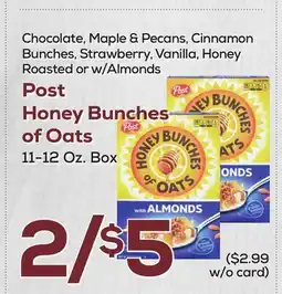 DeCicco & Sons Post Honey Bunches of Oats offer