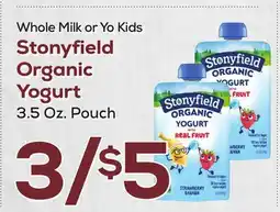 DeCicco & Sons Stonyfield Organic Yogurt offer
