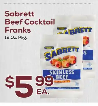 DeCicco & Sons Sabrett Beef Cocktail Franks offer