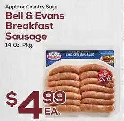 DeCicco & Sons Bell & Evans Breakfast Sausage offer