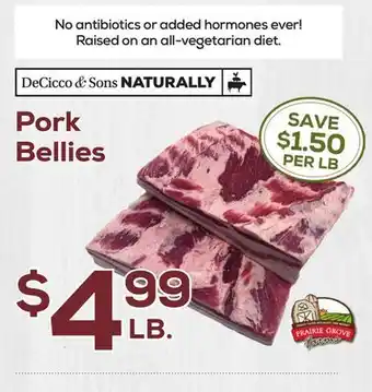 DeCicco & Sons Pork Bellies offer