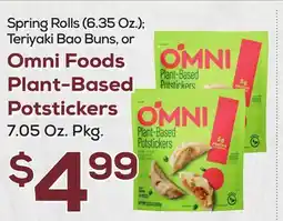 DeCicco & Sons Omni Foods Plant-Based Potstickers offer