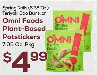 DeCicco & Sons Omni Foods Plant-Based Potstickers offer