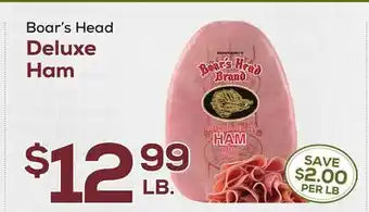 DeCicco & Sons Boar's Head Deluxe Ham offer