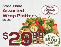 DeCicco & Sons Store Made Assorted Wrap Platter offer