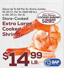 DeCicco & Sons Extra Large Cooked Shrimp offer