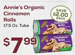 DeCicco & Sons Annie's Organic Cinnamon Rolls offer