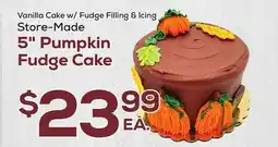 DeCicco & Sons 5 Pumpkin Fudge Cake offer