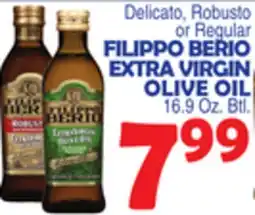 Bravo Supermarkets FILIPPO BERIO EXTRA VIRGIN OLIVE OIL offer