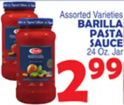 Bravo Supermarkets BARILLA PASTA SAUCE offer