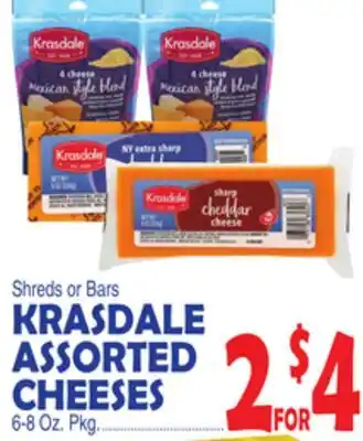 Bravo Supermarkets KRASDALE ASSORTED CHEESES offer