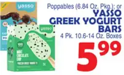 Bravo Supermarkets YASSO GREEK YOGURT BARS offer