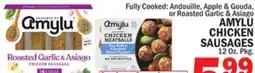 Bravo Supermarkets AMYLU CHICKEN SAUSAGES offer