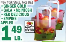 Bravo Supermarkets GINGER GOLD, GALA, McINTOSH, RED DELICIOUS, EMPIRE offer