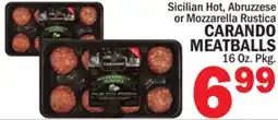 Bravo Supermarkets CARANDO MEATBALLS offer