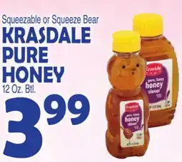 Bravo Supermarkets KRASDALE PURE HONEY offer