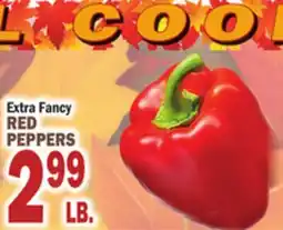 Bravo Supermarkets RED PEPPERS offer