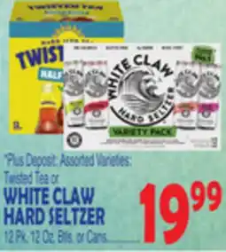 Bravo Supermarkets WHITE CLAW HARD SELTZER offer