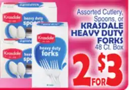 Bravo Supermarkets KRASDALE HEAVY DUTY FORKS offer