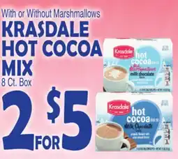 Bravo Supermarkets KRASDALE HOT COCOA MIX offer