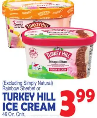 Bravo Supermarkets TURKEY HILL ICE CREAM offer
