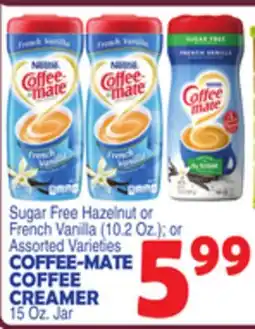 Bravo Supermarkets COFFEE-MATE COFFEE CREAMER 15 Oz. Jar offer