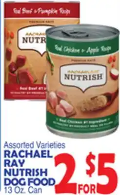 Bravo Supermarkets RACHAEL RAY NUTRISH DOG FOOD offer
