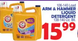 Bravo Supermarkets ARM & HAMMER LIQUID DETERGENT offer
